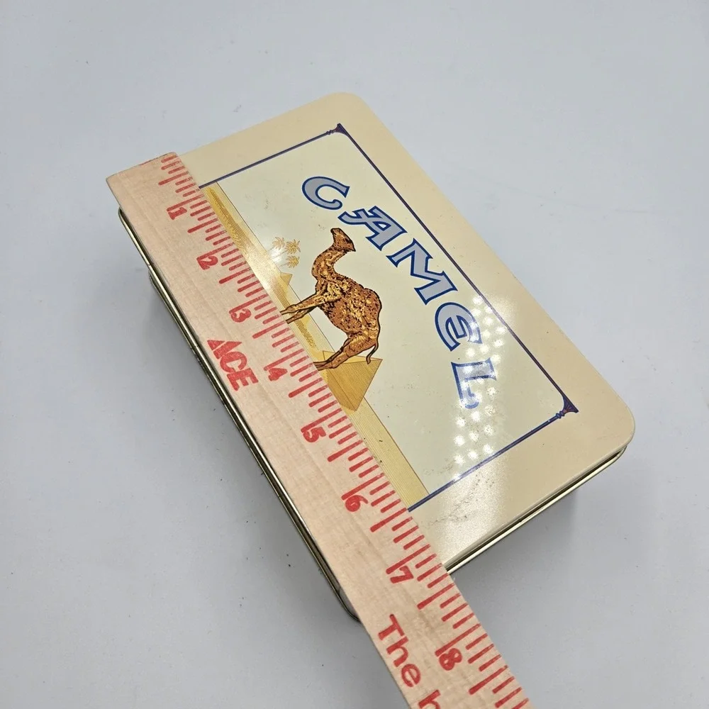 vintage Camel collector's tin 1992 W Mixed Camel Lights Matches Matchbooks
